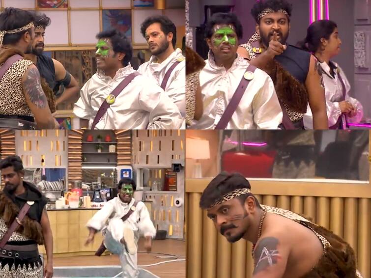 Bigg Boss 6 Tamil Day 52 promo 2 released amudhavanan argues with azeem Bigg Boss 6 Tamil : ரவுடியா நீ; அத்துமீறிய அசிமை அடக்க முயன்ற அமுதவாணன்..கலவரமான பிக்பாஸ் வீடு!