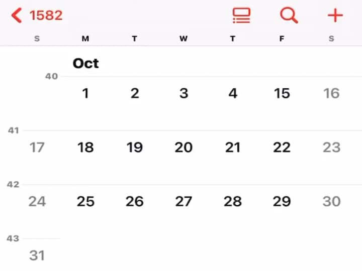 Why are 10 Days Missing from Your Calendar in October of 1582 Internet Wants to Know அக்டோபர் மாசத்துல 10 நாள காணோம்! 1582-ஆம் ஆண்டு காலண்டரை பாருங்க!… என்ன ஆச்சு?