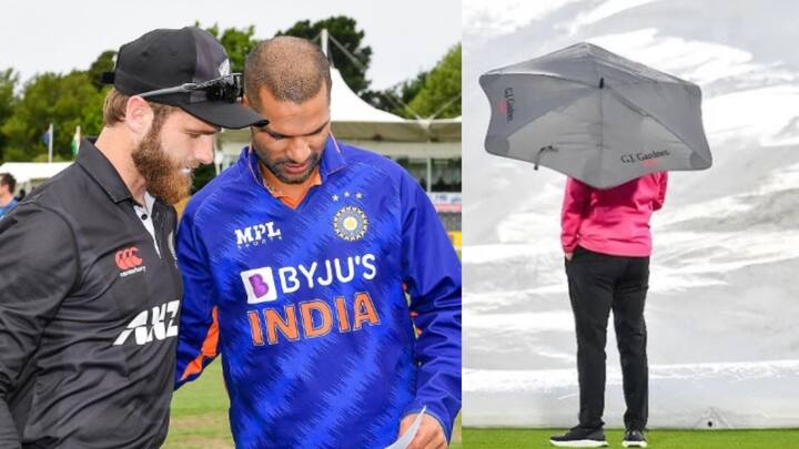 India vs New Zealand, 3rd Odi: জবাবে ব্য়াট করতে নেমে প্রথম উইকেটে ৯৭ রান বোর্ডে তুলে নেয় নিউজিল্য়ান্ড। প্রথম আঘাতন হানেন তরুণ উমরান মালিক।