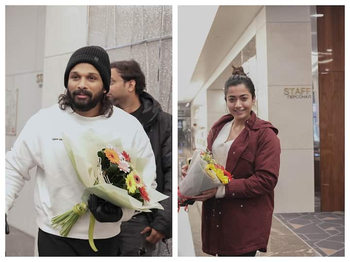 Pan-India blockbuster 'Pushpa: The Rise' is now releasing in Russia. The film's actors Allu Arjun and Rashmika Mandanna reached Moscow for the screening of the film as a part of Indian Film Festival.