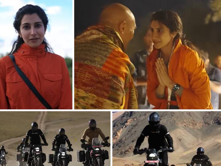 Nara Brahmani made a bike journey from Leh to Ladakh in the Himalayas. Nara Bramhani Bike Rider : లెహ్ నుంచి లద్దాఖ్ వరకూ నారా బ్రహ్మణి బైక్ జర్నీ  -  ఎందుకు ? ఏమిటి ? ఎలా?