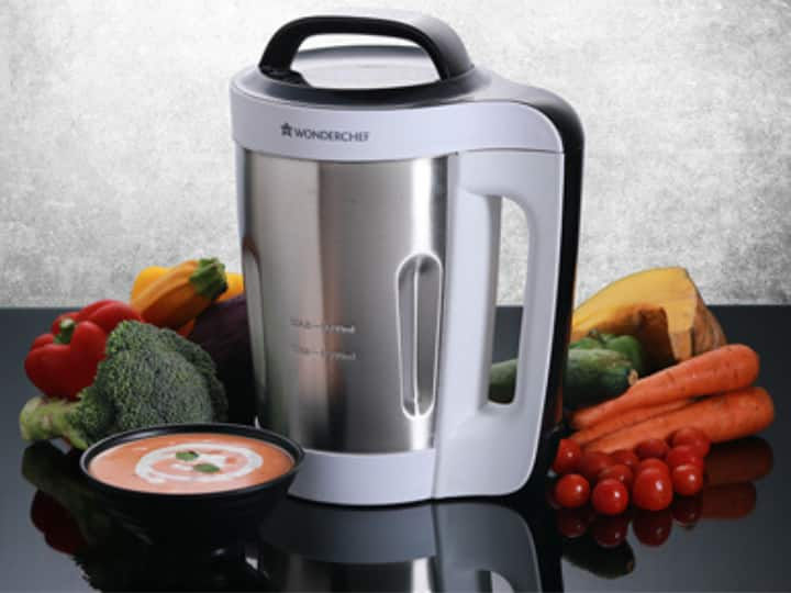 Amazon Sale On Automatic Wonderchef Soup Maker Best Automatic Soup Maker Wonderchef Soup Maker price review सर्दी में गर्मागरम सूप पीने के ​लिए बेस्ट हैं ये ऑटोमेटिक सूप मेकर, ऑफर में खरीदें 40% डिस्काउंट पर