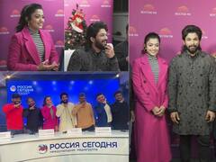 Pushpa 2 crew In Russia: 'புஷ்பா..புஷ்பராஜ்..'ரஷ்யாவில் கால் பதித்த புஷ்பா-2 படக்குழுவினர்!