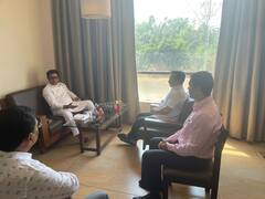 PHOTO : राज ठाकरे आणि नितेश राणे यांची सिंधुदुर्गात भेट