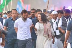Swara Bhasker Joins Bharat Jodo Yatra, Walks With Rahul Gandhi In Ujjain, See Pics