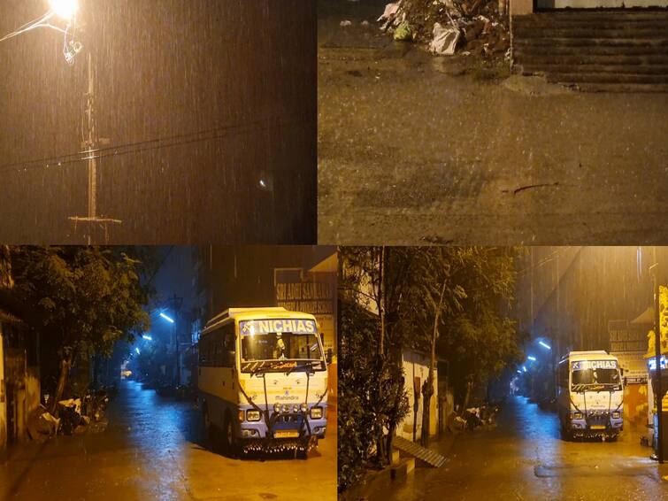 heavy rain in Kanchipuram and Chengalpattu district Rain: காஞ்சிபுரத்தில் மிதமான மழை..! செங்கல்பட்டில் கனமழை..!