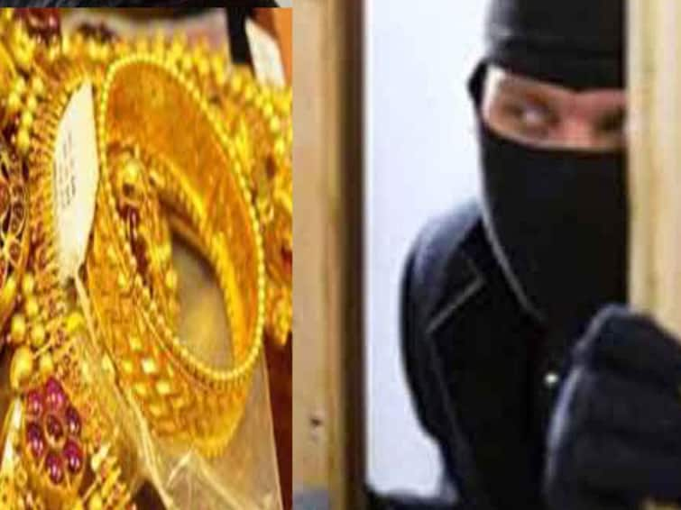 Police are searching for the suspects robbed the house near Tanjore and stole 10 pounds worth of jewelry and other items TNN தஞ்சை அருகே  விவசாயி வீட்டின் கதவை உடைத்து 10 பவுன் நகைகள் திருட்டு