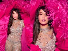 Nora Fatehi: हिनं पडदा पांघरलाय का? नोरा फतेहीचा लूक पाहून चाहत्यांना पडलाय प्रश्न