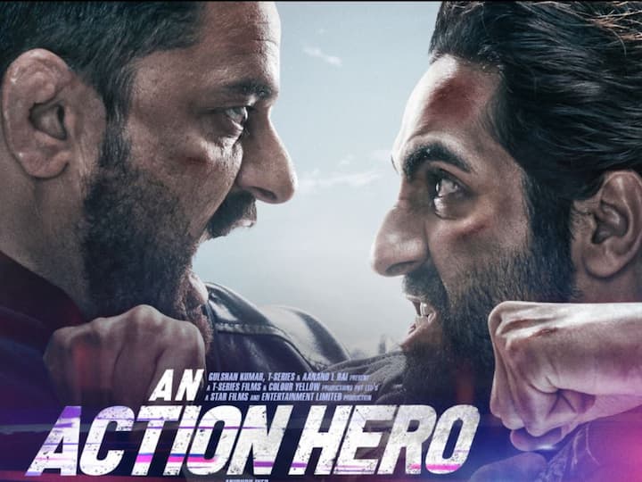 An Action Hero Box Office Collection Day 1 Ayushmann Khurrana Jaideep Ahlawat An Action Hero Box Office: 'दृश्यम 2' और 'भेड़िया' के आगे पहले ही दिन ‘एन एक्शन हीरो’ हुई बेदम, महज इतना किया कलेक्शन