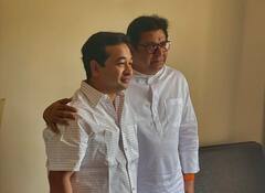 PHOTO : राज ठाकरे आणि नितेश राणे यांची सिंधुदुर्गात भेट