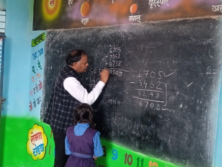 Chhattisgarh News: अब शिक्षक की भूमिका में नजर आए एमसीबी जिले के कलेक्टर पीएस ध्रुव, लिया गणित का क्लास