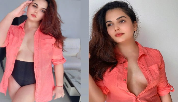 actress anupama agnihotri flaunts her curvy body again in new photoshoot, instagram pics viral Photos: ઓપન શર્ટમાં 'રંગીલા રાજા' એક્ટ્રેસનું બૉલ્ડ ફોટોશૂટ, ઇન્ટરનેટ પર શેર કરી તસવીરો
