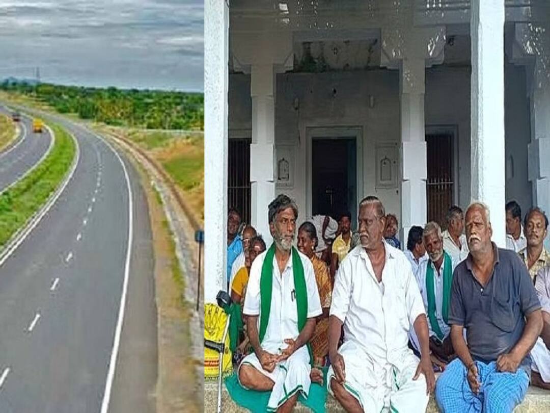 தஞ்சாவூர்:புறவழிச்சாலை அமைப்பதை கண்டித்து விவசாயிகள் தொடர் உண்ணாவிரதம்