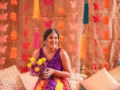 PHOTO: गोऱ्या गोऱ्या गालावरी चढली लाजेची लाली... पाहा पाठकबाईंच्या मेहेंदीसोहळ्याचे खास क्षण!