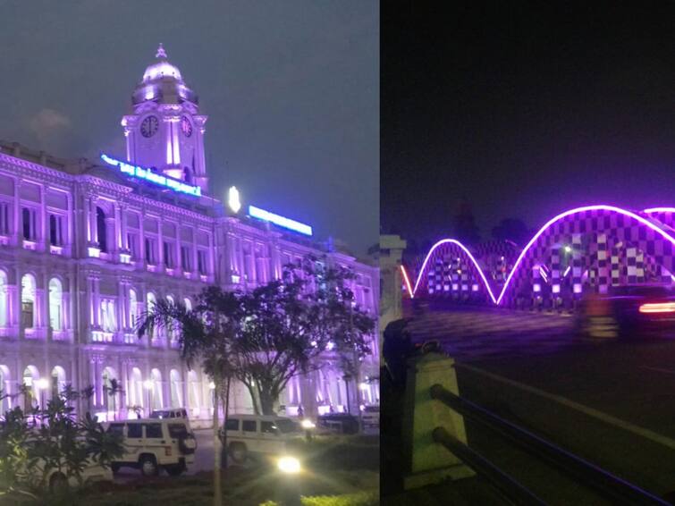 Chennai Ripon Building turns spectacular by night with mesmerising dynamic lighting ahead of physically challenged day Ripon Building: மாற்றுத்திறனாளிகள் தின கொண்டாட்டம்: வண்ண விளக்குகளால் ஒளிரும் சென்னையின் முக்கிய இடங்கள்!