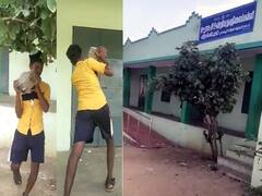 விழுப்புரத்தில் அரசு பள்ளியை சேதப்படுத்திய இளைஞர்கள்; ஒரு மாதத்துக்கு பின் வெளியான வீடியோ