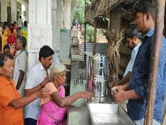 பழனி முருகன் கோயிலில் சுக்கு காபி வழங்கும் திட்டம் - பக்தர்கள் அமோக வரவேற்பு