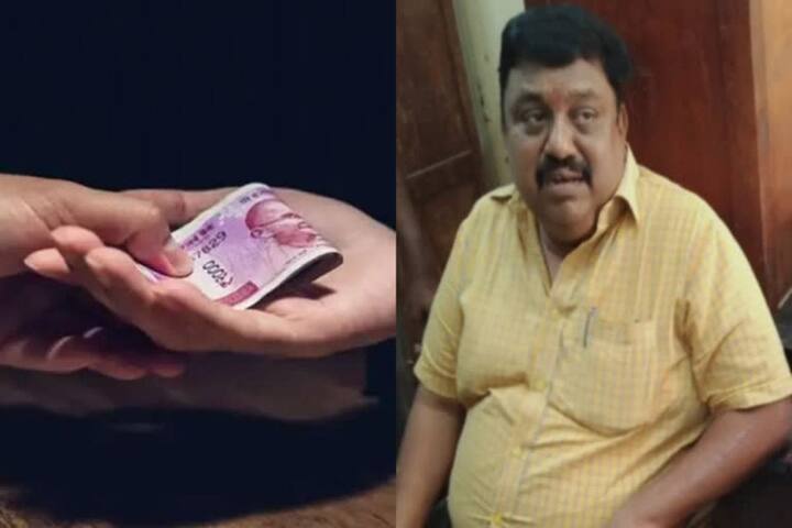 registrar arrested for accepting a bribe of Rs 1 lakh in Trichy district திருச்சியில் ரூ.1 லட்சம் லஞ்சம் வாங்கிய சார் பதிவாளர் கைது