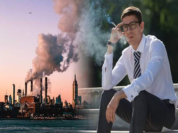 National Pollution Control Day 2022: सिर्फ बाहरी प्रदूषण से नहीं, आपकी हर एक सिगरेट से भी सांसों में घुल रहा है ज़हर, आज ही छोड़े स्मोकिंग की लत National pollution control day 2022 smoking cigarette can causes pollution know how National Pollution Control Day 2022: सिर्फ बाहरी प्रदूषण से नहीं, आपकी हर एक सिगरेट से भी सांसों में घुल रहा है ज़हर, आज ही छोड़े स्मोकिंग की लत