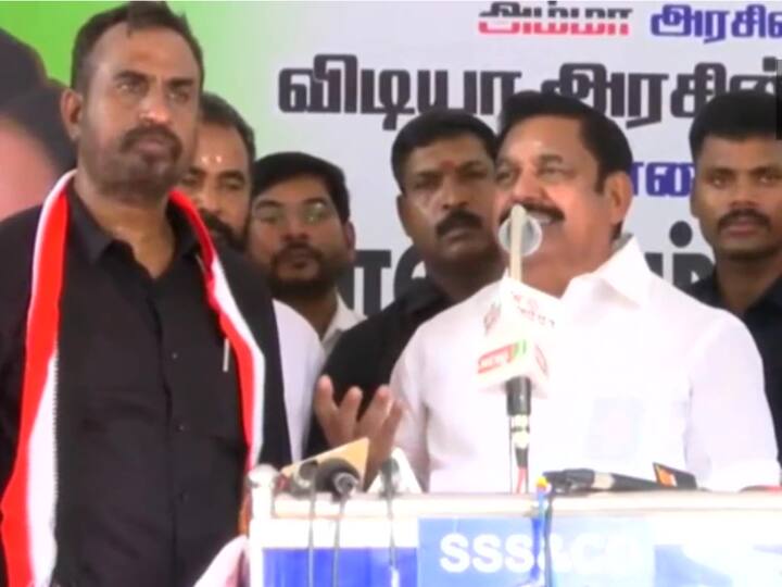 Addressing the AIADMK supporters during the protest, EPS said that even if 100 Stalin's come AIADMK's growth cannot be stopped