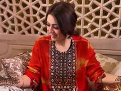 Hansika Motwani Pics: हंसिका मोटवानी ने लगाई पिया के नाम की मेहंदी, रस्म में शरारा पहने दिखीं होने वाली दुल्हन