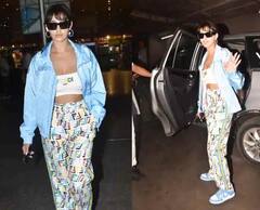 Nora Fatehi Airport Look: ફેન્ડી ટ્રેકસૂટમાં જોવા મળી નોરા ફતેહી, સોશિયલ મીડિયા પર સેટ કર્યો ટ્રેન્ડી એરપોર્ટ લૂક