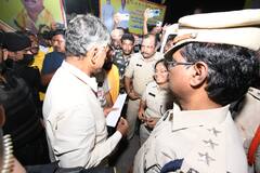 In Pics : నేలపై కూర్చొని దివ్యాంగుడి సమస్య తెలుసుకున్న చంద్రబాబు