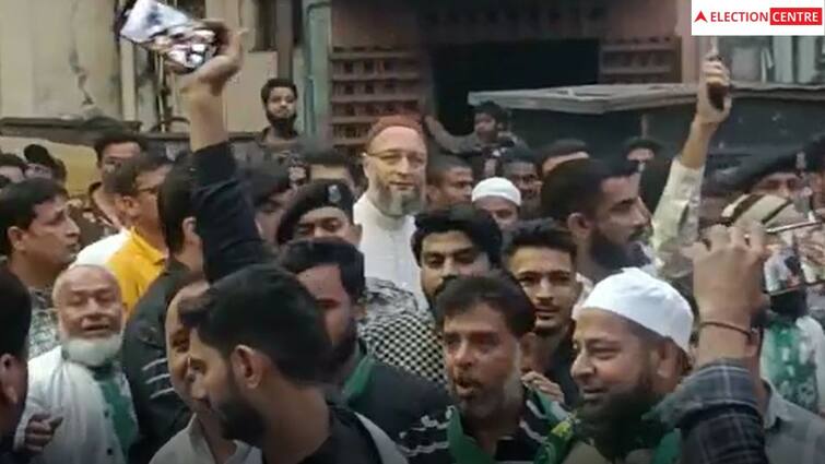 People protested against Asaduddin Owaisi in Ahmedabad Gujarat Election 2022: AIMIM ના ઉમેદવારને અમદાવાદમાં થયો કડવો અનુભવ, લોકોએ ઓવૈસી 