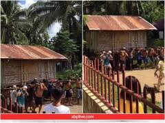 इंसानियत की मिसाल...फिलीपींस में बुजुर्ग का घर कंधे पर उठाकर ले जाते हैं स्थानीय लोग 