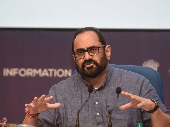 India 800 Million Internet Users Rajeev Chandrasekhar India Internet Governance Forum IIGF 2022 5G broadband connectivity India Largest Connected Connected Nation With 800 Million Internet Users: Rajeev Chandrasekhar