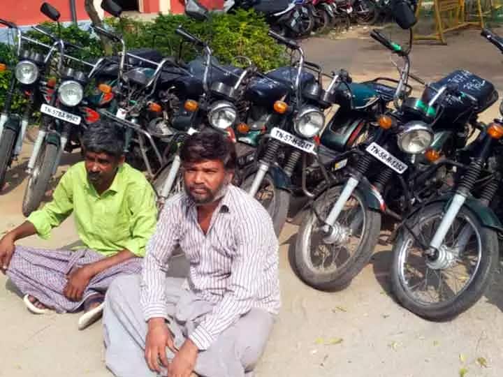 Two persons arrested for stealing two wheelers continuously in central Dindigul TNN திண்டுக்கல் மையப்பகுதியில் தொடர்ந்து இரு சக்கர வாகனங்களை திருடிய இரண்டு பேர் கைது