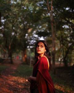 Gopika Ramesh: சுழல் நாயகியா இது? சேலையில் அசத்தும் கோபிகா ரமேஷ்!