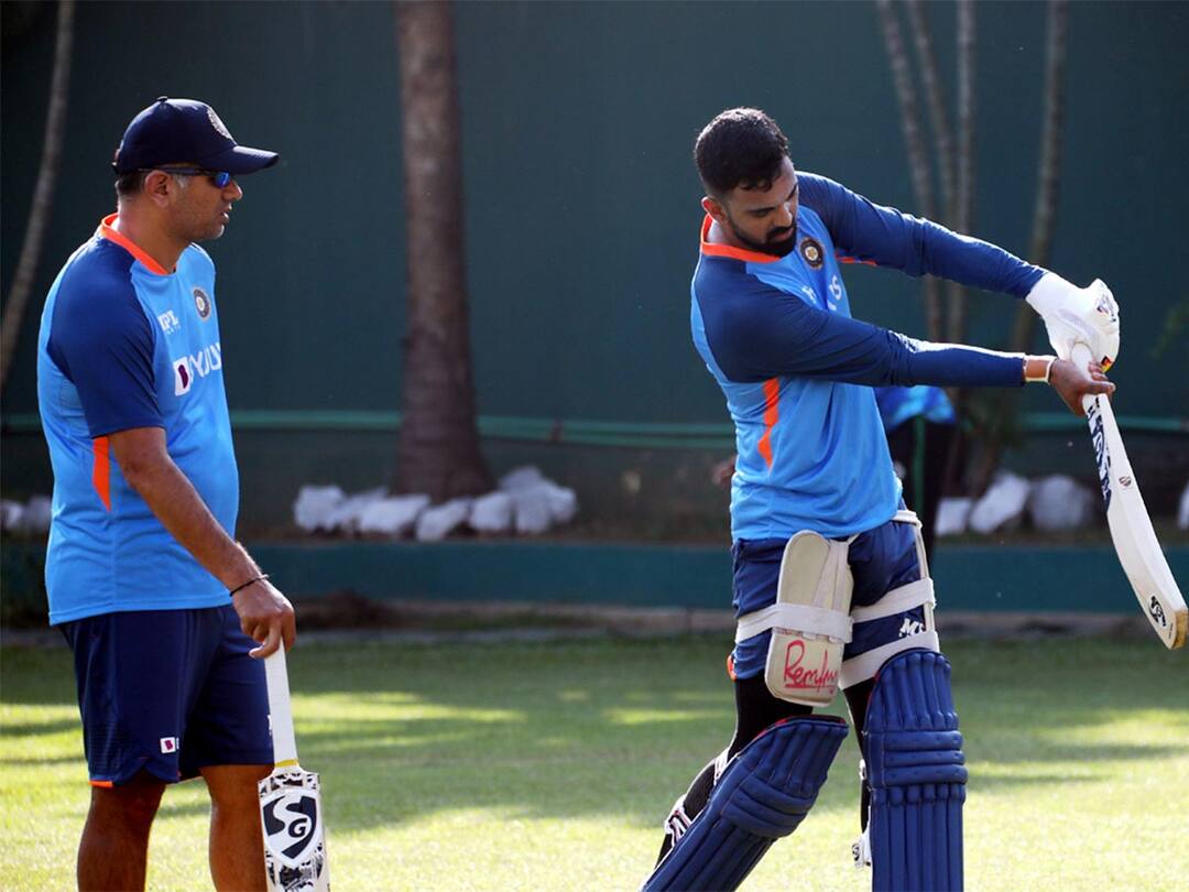 IND vs BAN 1st ODI Rahul Dravid pays Special Attention to struggling KL Rahul in first practice session IND vs BAN 1st ODI: రాహుల్‌పై రాహుల్‌ అటెన్షన్‌! ప్రాక్టీస్‌ సెషన్లో పాఠాలు చెప్పిన కోచ్‌