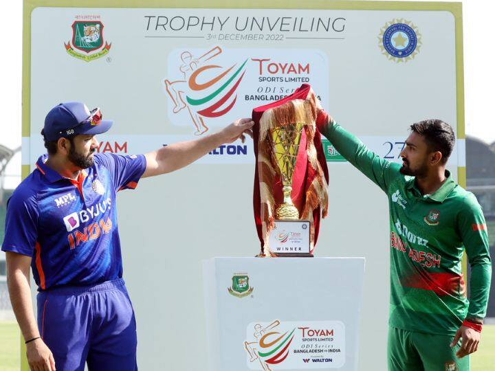India vs Bangladesh: भारताच्या बांगलादेश दौऱ्यात तीन एकदिवसीय आणि दोन कसोटी सामने खेळवले जाणार आहेत. यातील एकदिवसीय सामन्यांना रविवारपासून (4 डिसेंबर) सुरुवात होणार आहे.