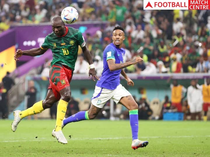 Cameroon exit after win against Brazil in FIFA World Cup 2022 Group G FIFA WC 2022: ब्राजील को हराकर भी राउंड ऑफ-16 में जगह नहीं बना पाई कैमरून, स्विट्जरलैंड ने बिगाड़ा गेम
