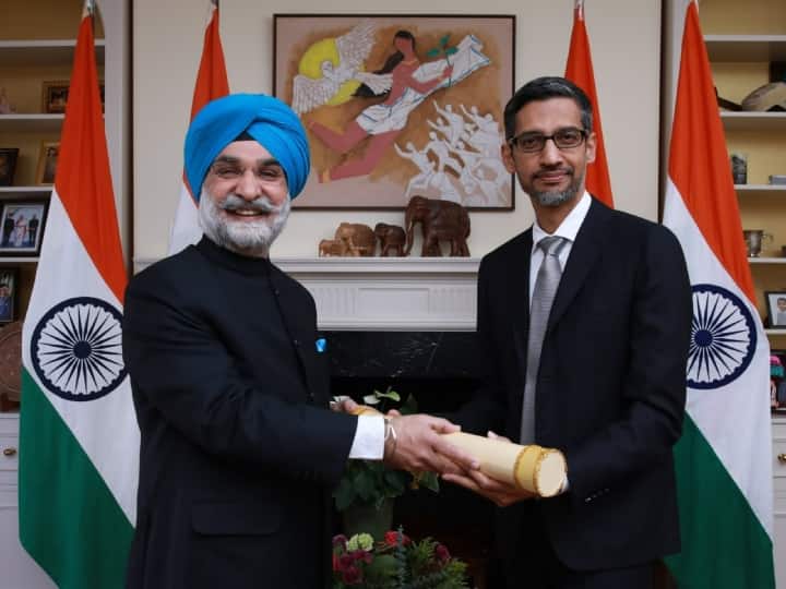 Google के सीईओ सुंदर पिचाई पद्म भूषण पुरस्कार से हुए सम्मानित, कहा- जहां जाता हूं भारत मेरे साथ होता है