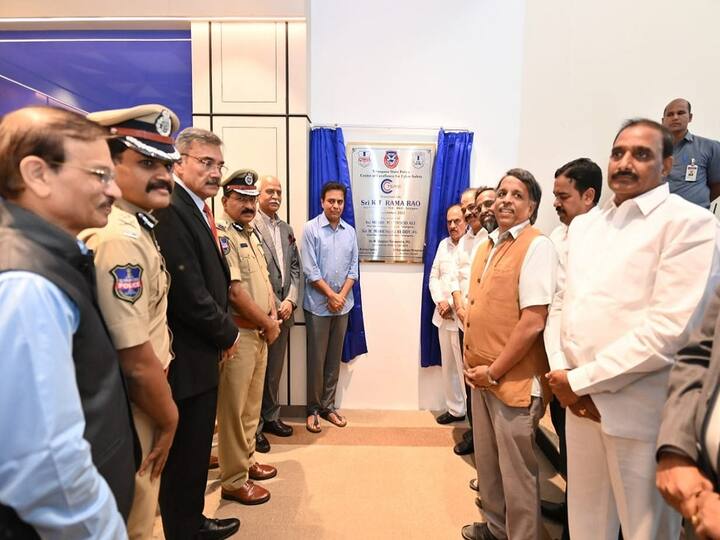 Minister KTR Inaugurated Telangana Centre of Excellence For Cyber Safety  Minister KTR: సైబర్ నేరగాళ్ల చేతిలో ఐటీ ఉద్యోగులు మోసపోవడం బాధాకరం: మంత్రి కేటీఆర్