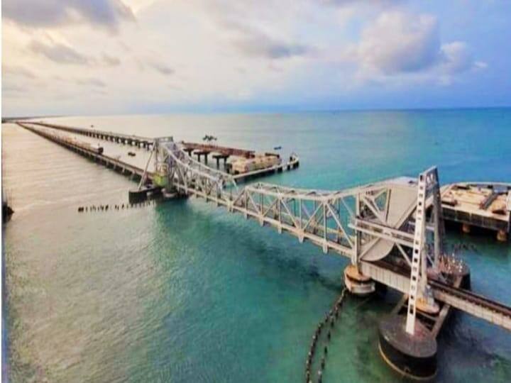 New Pamban Bridge to be completed by March 2023 Pamban Bridge: புதிய பாம்பன் பாலப் பணிகள் எப்போது முடிவுக்கு வரும்...? மக்களுக்கு மகிழ்ச்சியான செய்தி...