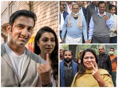 MCD Polls: CM Kejriwal, Meenakashi Lekhi, Gautam Gambhir Cast Votes. 30% Turnout Till 2 PM — IN PICS