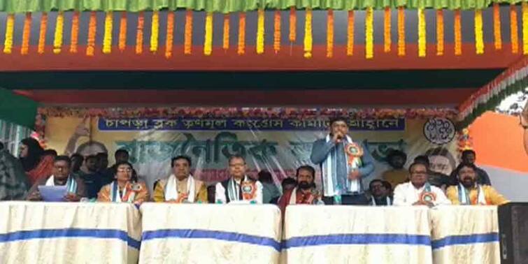 'BJP, CPM will not be allowed to leave house on panchayat poll day', Trinamool leader threatens to opposition TMC Leader threaten: 'পঞ্চায়েত ভোটের দিন BJP, CPM-কে ঘর থেকে বেরোতে দেওয়া হবে না', হুমকি তৃণমূল নেতার