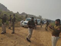 पहाड़ों पर धड़ल्ले से चल रहा अवैध खनन, चार विभागों की टीम ने दी दबिश, ट्रैक्टर-ट्रॉली जब्त