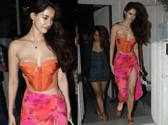 ઓફ શોલ્ડર ડ્રેસમાં બોલ્ડ લૂકમાં જોવા મળી Disha Patani