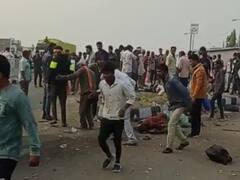 रतलामः हाईवे पर दौड़ रही ट्रक का टायर फटा, बैलेंस बिगड़ने से हुआ हादसा, 5 की मौत और 11 घायल