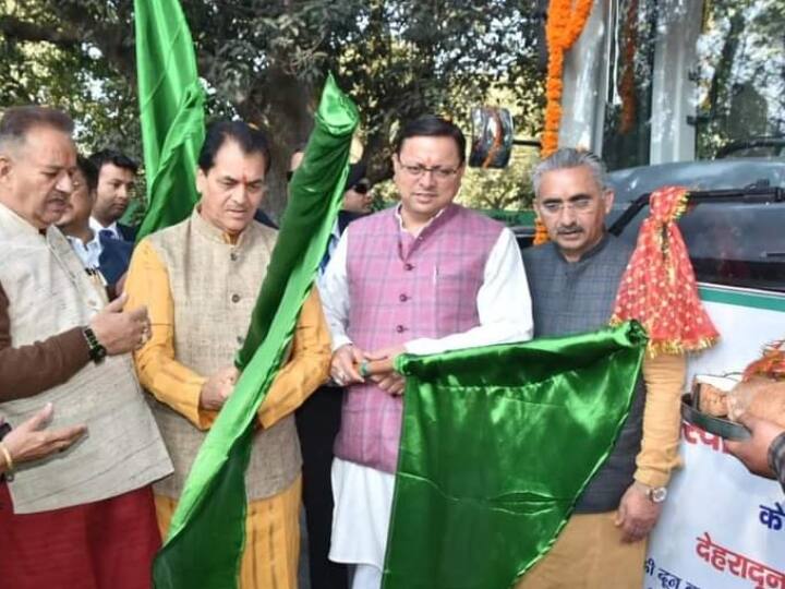 Uttarakhand News: उत्तराखंड में यात्रियों का सफर हुआ आसान, सीएम धामी ने किया 10 इलैक्ट्रिक बसों का शुभारंभ Uttarakhand CM Pushkar Singh Dhami inaugurated 10 electric buses Know route Uttarakhand News: उत्तराखंड में यात्रियों का सफर हुआ आसान, सीएम धामी ने किया 10 इलैक्ट्रिक बसों का शुभारंभ