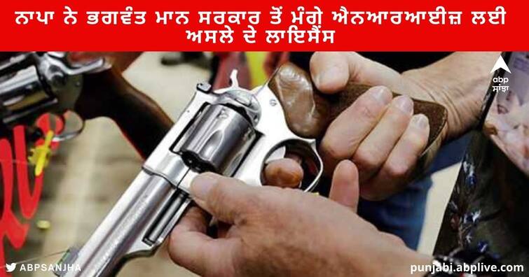 North-American Punjabi Association (NAPA) sought arms licenses for NRIs from the Bhagwant Mann Government ਨਾਪਾ ਨੇ ਭਗਵੰਤ ਮਾਨ ਸਰਕਾਰ ਤੋਂ ਮੰਗੇ ਐਨਆਰਆਈਜ਼ ਲਈ ਅਸਲੇ ਦੇ ਲਾਇਸੈਂਸ ,ਕਿਹਾ - ਗੈਂਗਵਾਰ ਪਰਵਾਸੀ ਪੰਜਾਬੀਆਂ ਲਈ ਚਿੰਤਾ ਦਾ ਵਿਸ਼ਾ