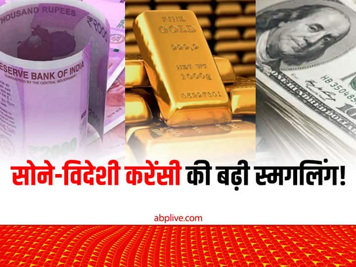 Gold Smuggling On Rise, FakeCurrency Notes Seizures Up, Foreign Currency Smuggled Out Of Country Says DRI Report Smuggling In India: जाली नोट, सोने की स्मगलिंग में बढ़ोतरी ने बढ़ाई चिंता, सीमा पार भेजा जा रहा विदेशी करेंसी!