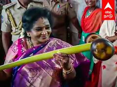 Governor Tamilisai Viral Video : ”குழந்தை மனசு சார்” நுங்கு வண்டி ஓட்டிய தமிழிசை