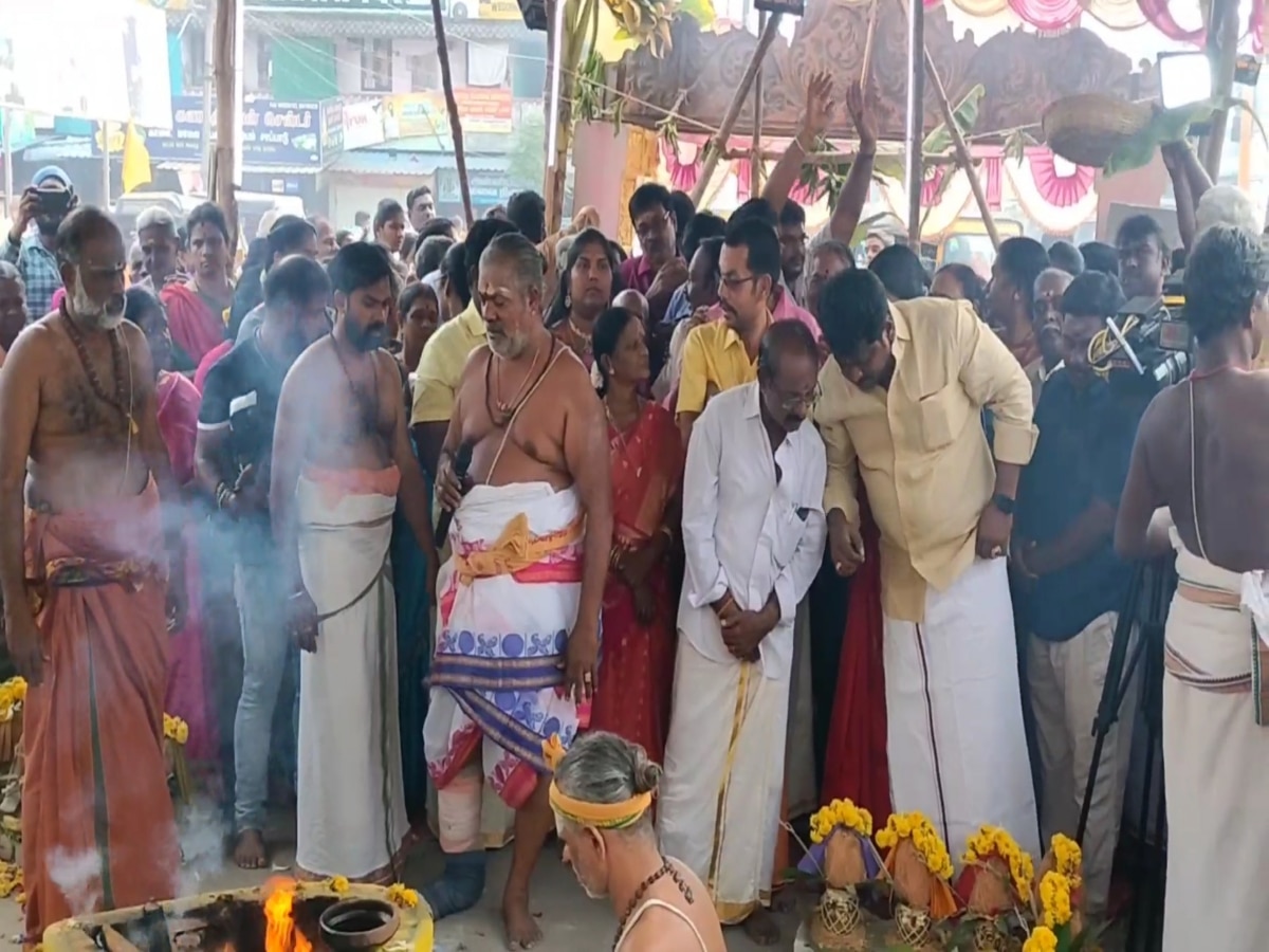 காஞ்சிபுரம்  மாரியம்மன் கோயில் கும்பாபிஷேக விழா - திரளான பக்தர்கள் பங்கேற்பு