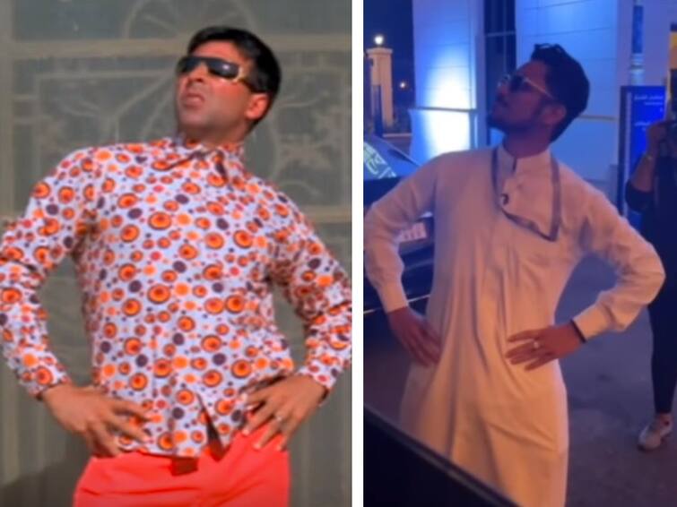 Bollywood Star Akshay Kumar Impressed By Saudi Fan S Recreation Of Iconic Scene From The Hera