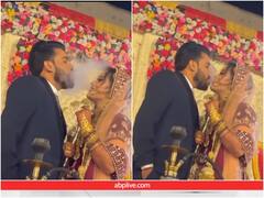 बिंदास अंदाज में स्टेज पर दुल्हन ने लिए हुक्के का कश, फिर दूल्हे को किया किस